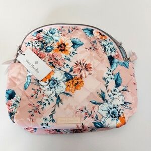 Vera Bradley Performance Twill Peach Blossom Bouquet Convertible Small Backpack